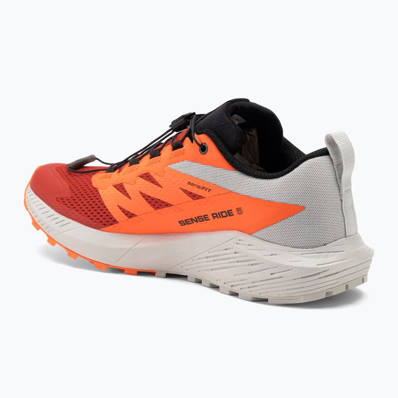 Încălăminte de alergat pentru bărbați Salomon Sense Ride 5 lunar rock/shocking orange/fiery red 3