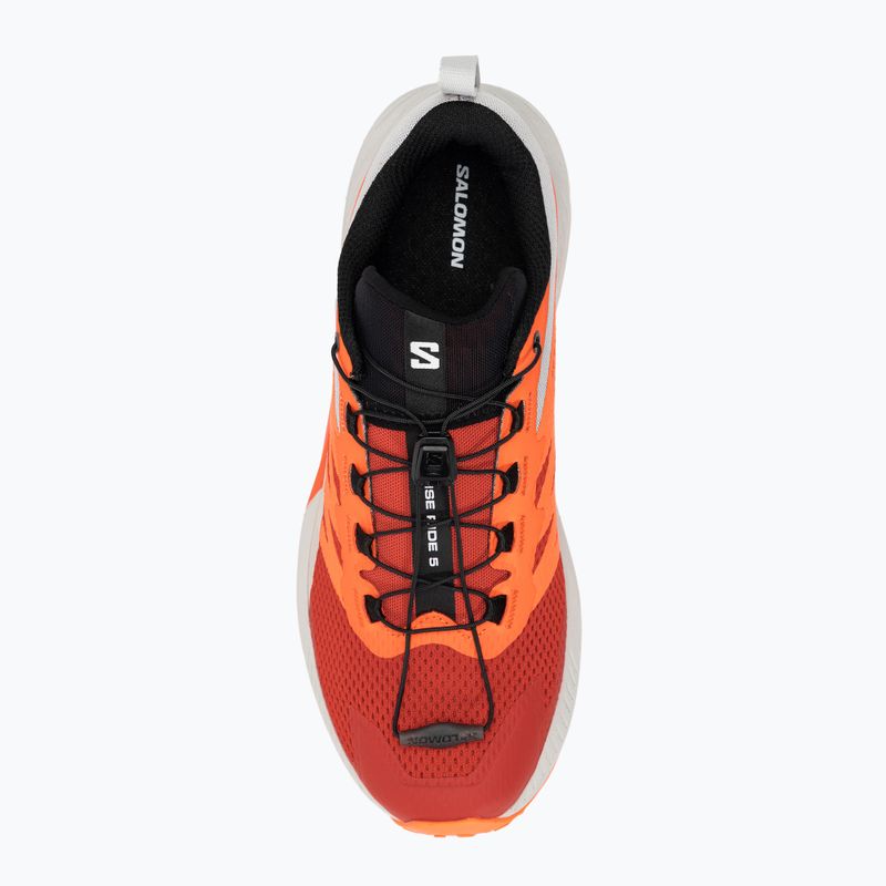 Încălăminte de alergat pentru bărbați Salomon Sense Ride 5 lunar rock/shocking orange/fiery red 5