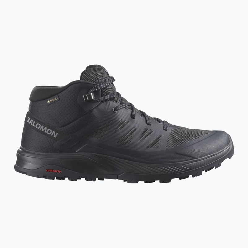Încălțăminte de trekking pentru bărbați Salomon Outrise Mid GTX neagră L47143500 12