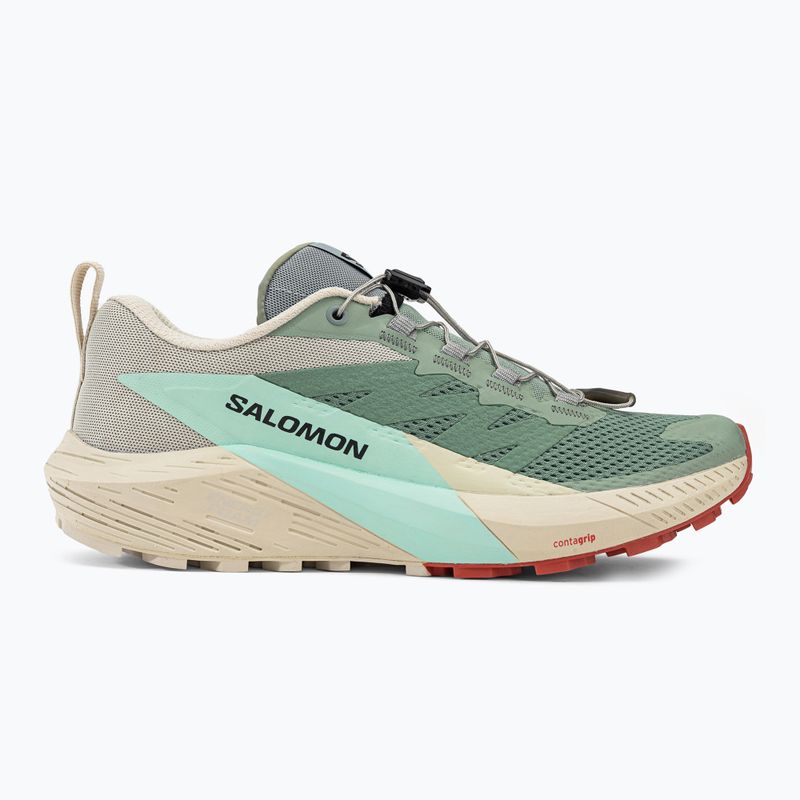 Încălțăminte de alergat pentru femei Salomon Sense Ride 5 Lily Pad/Rainy Day/Bleached Aqua L47212300 2