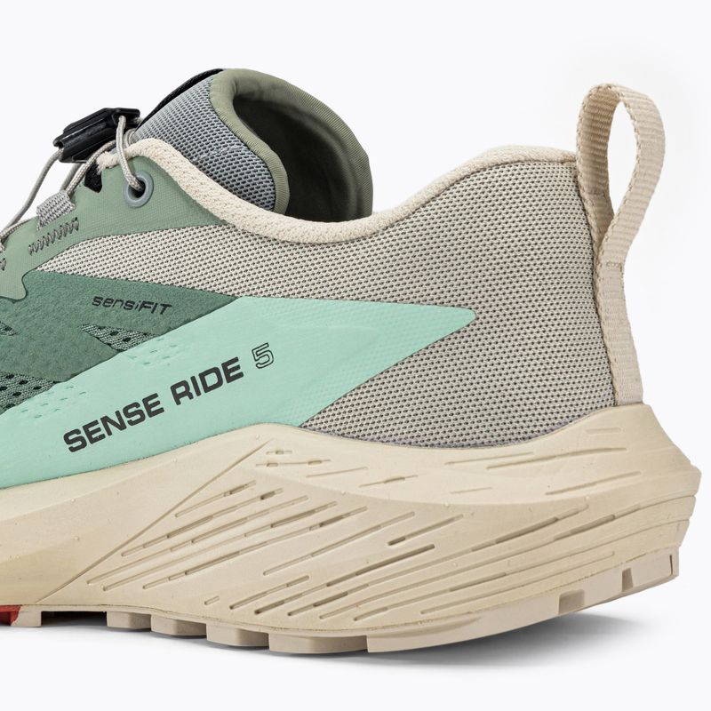 Încălțăminte de alergat pentru femei Salomon Sense Ride 5 Lily Pad/Rainy Day/Bleached Aqua L47212300 12