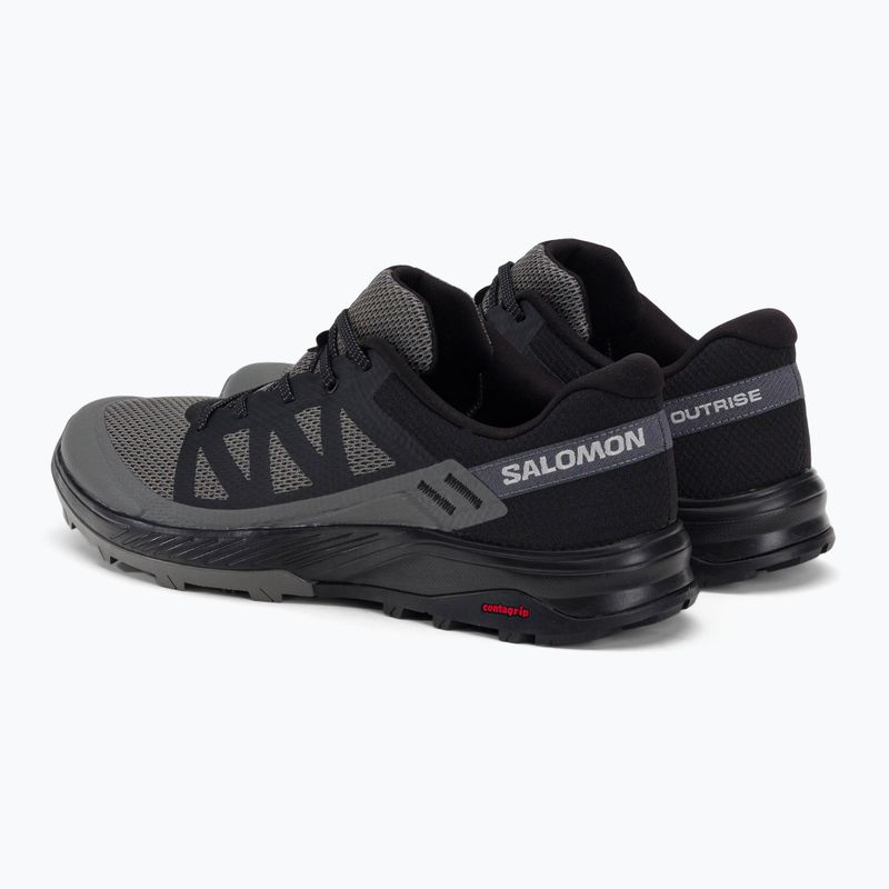 Încălțăminte de trekking pentru bărbați Salomon Outrise neagră L47143100 3
