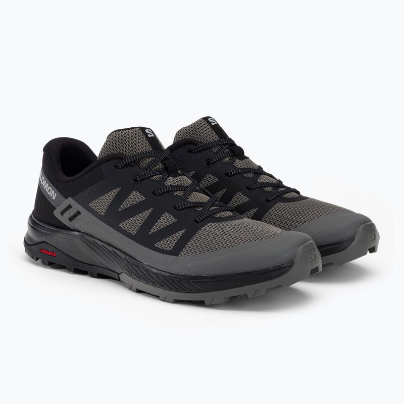 Încălțăminte de trekking pentru bărbați Salomon Outrise neagră L47143100 4