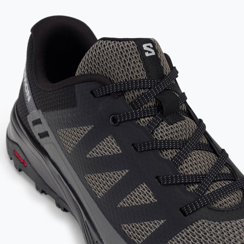 Încălțăminte de trekking pentru bărbați Salomon Outrise neagră L47143100 8