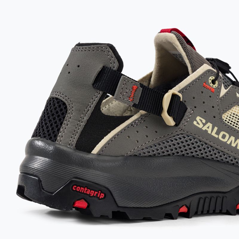 Pantofi de drumeție pentru bărbați Salomon Techamphibian 5 pewter/moth/fiery red 10