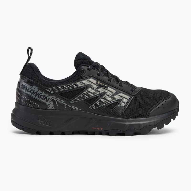 Încălțăminte de alergare pentru bărbați Salomon Wander GTX black/pewter/frost gray 2