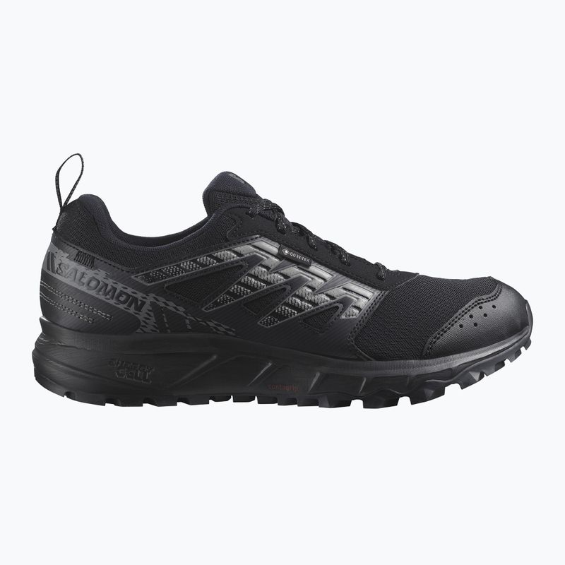 Încălțăminte de alergare pentru bărbați Salomon Wander GTX black/pewter/frost gray 2