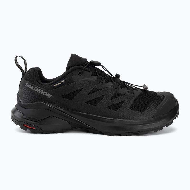 Încălțăminte de trekking pentru bărbați Salomon X-Adventure GTX Black/Black/Black 2