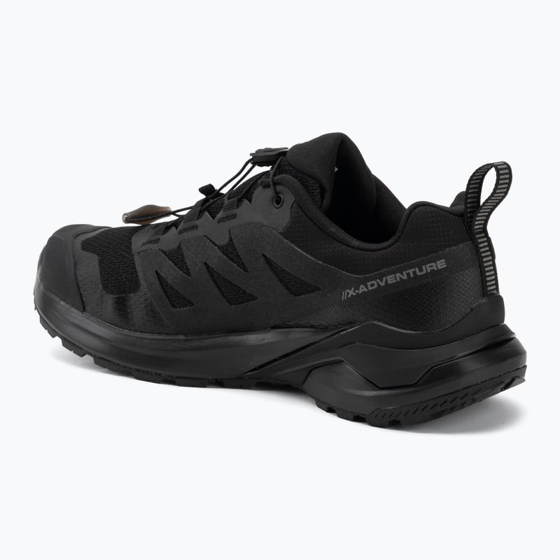 Încălțăminte de trekking pentru bărbați Salomon X-Adventure GTX Black/Black/Black 3