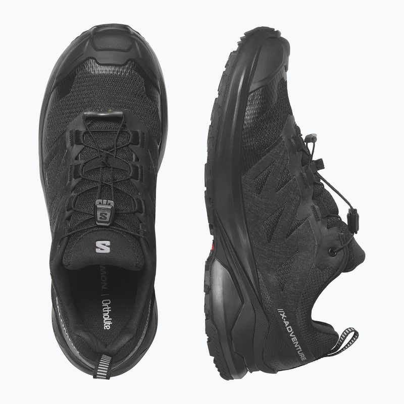 Încălțăminte de trekking pentru femei Salomon X-Adventure GTX Black/Black/Black 3