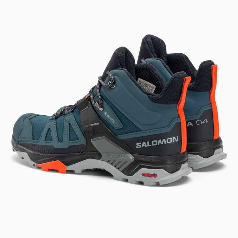 Cizme de trekking pentru bărbați Salomon X Ultra 4 Mid GTX stargazer/negru/s 3