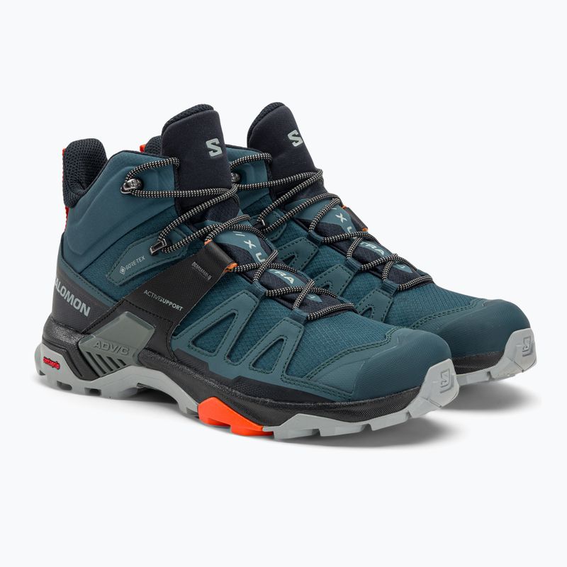 Cizme de trekking pentru bărbați Salomon X Ultra 4 Mid GTX stargazer/negru/s 4