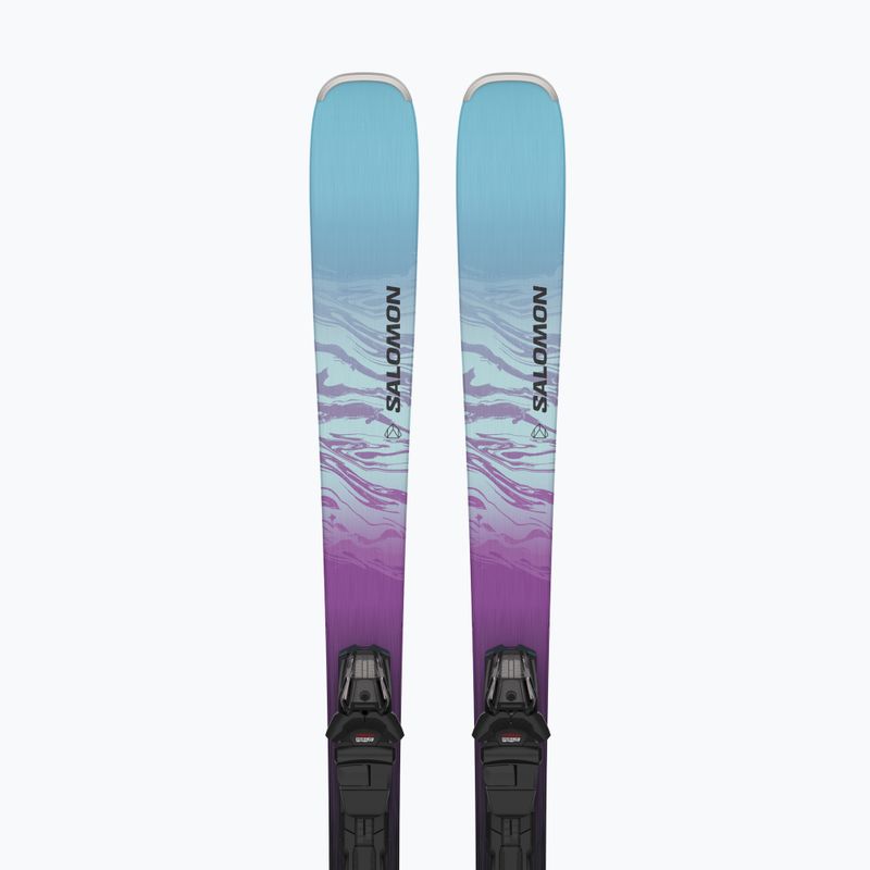 Schiuri de coborâre pentru femei Salomon Stance W80 + legături M10 GW black/dewberry/bleached aqua 4