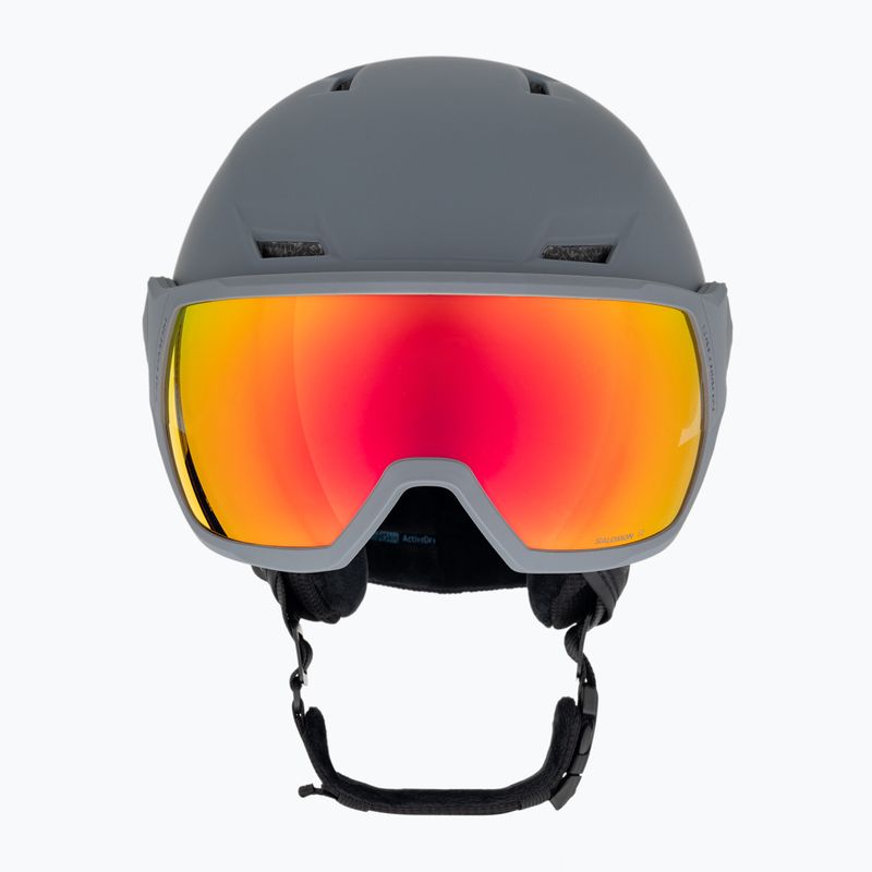 Cască de schi Salomon Pioneer LT Visor S2 ebony/red 2