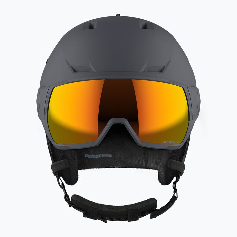 Cască de schi Salomon Pioneer LT Visor S2 ebony/red 6