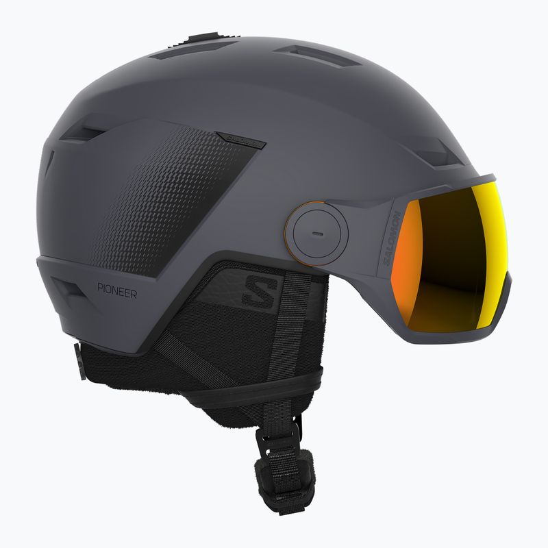 Cască de schi Salomon Pioneer LT Visor S2 ebony/red 7
