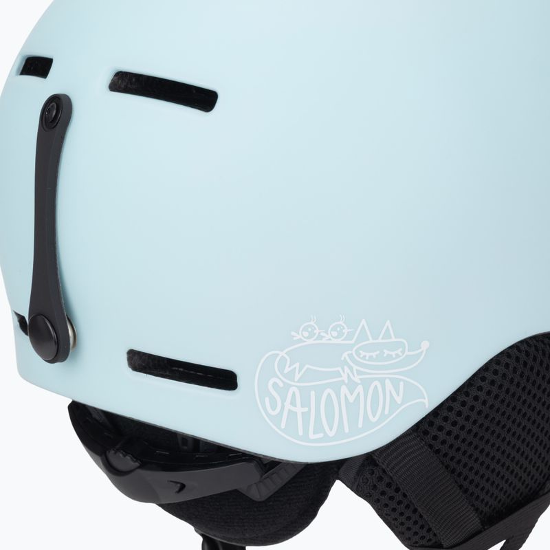 Cască de schi pentru copii Salomon Orka bleached aqua 8
