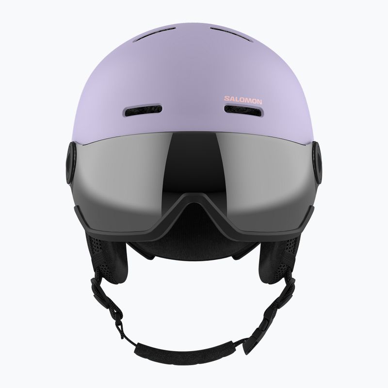 Cască de schi pentru copii Salomon Orka Visor Visor evening haze 8