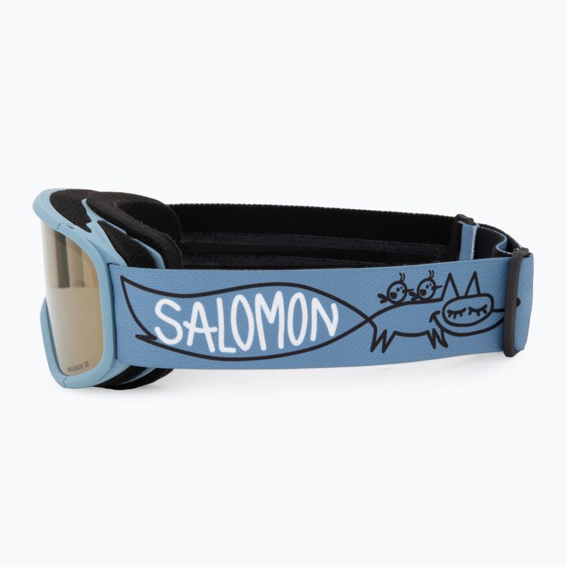 Ochelari de schi pentru copii Salomon Rio Jr smoke blue/flash gold