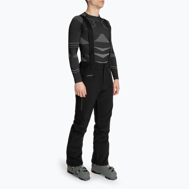 Pantaloni de schi pentru bărbați Salomon Edge deep black