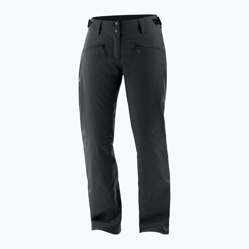 Pantaloni de schi pentru femei Salomon Edge deep black 5