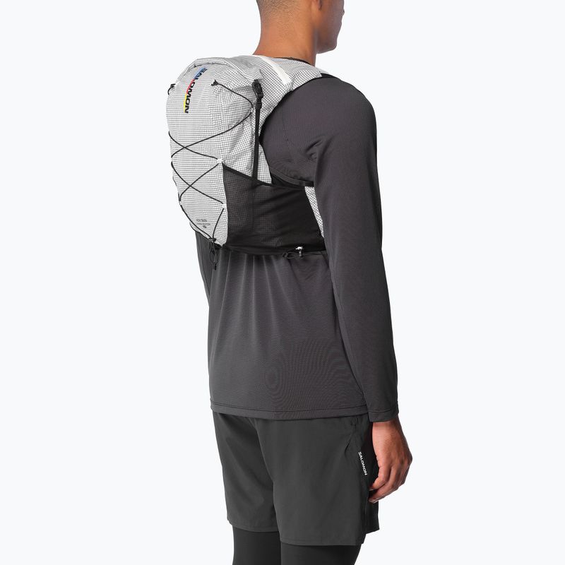 Rucsac pentru alergare Salomon Advance Skin Cross Season Race 15 l white/black 7