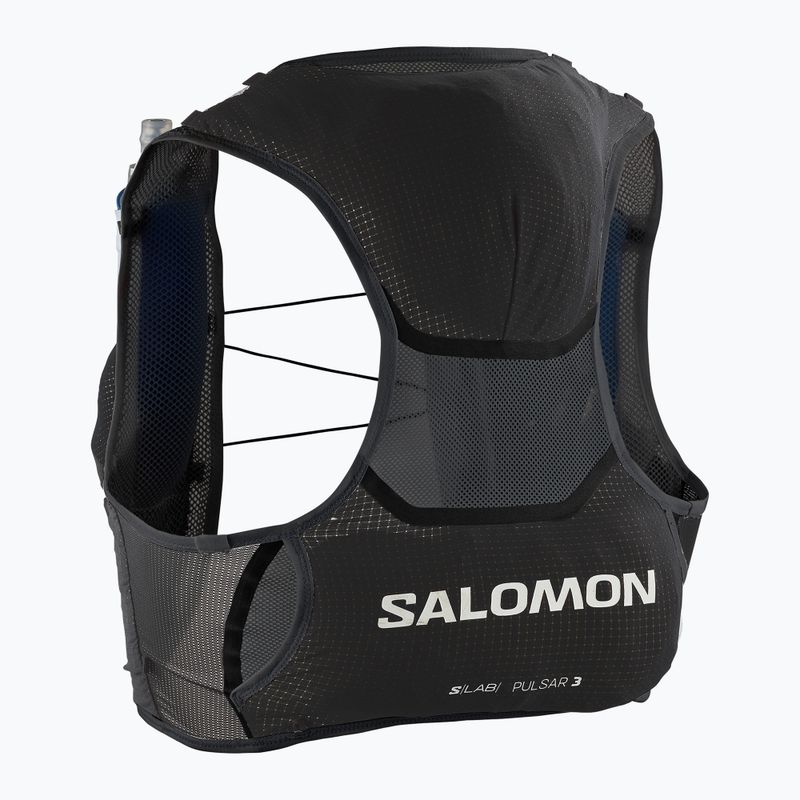 Vestă de alergare Salomon S/Lab Pulsar with 3 Flasks black/white 2