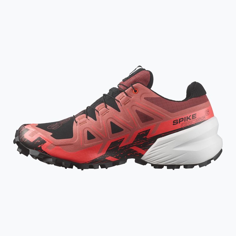Încălțăminte de alergare pentru bărbați Salomon Spikecross 6 GTX cow hide/black/neon flame 9