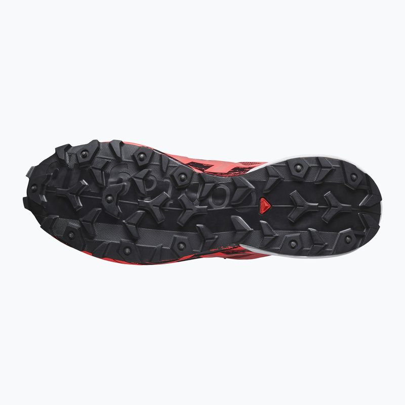 Încălțăminte de alergare pentru bărbați Salomon Spikecross 6 GTX cow hide/black/neon flame 11