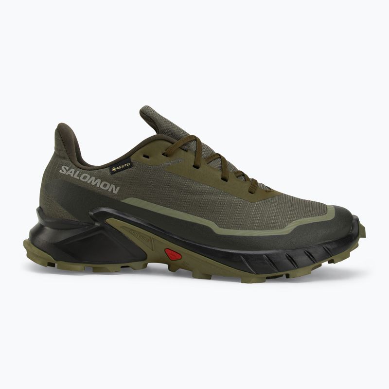 Încălțăminte de alergare pentru bărbați  Salomon Alphacross 5 GTX olive night/black 2