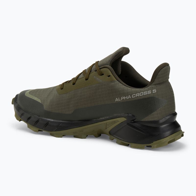 Încălțăminte de alergare pentru bărbați  Salomon Alphacross 5 GTX olive night/black 3