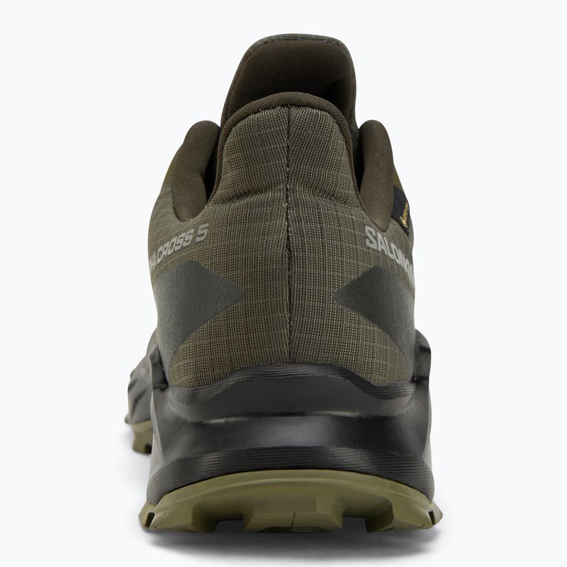 Încălțăminte de alergare pentru bărbați  Salomon Alphacross 5 GTX olive night/black 6