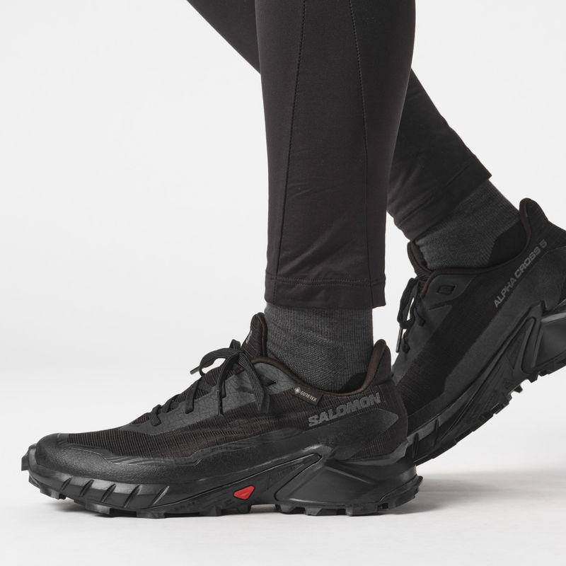 Încălțăminte de alergare pentru femei  Salomon Alphacross 5 GTX black/black/ebony 3