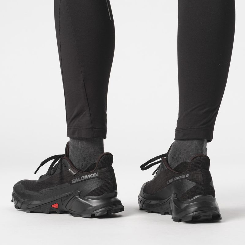 Încălțăminte de alergare pentru femei  Salomon Alphacross 5 GTX black/black/ebony 4