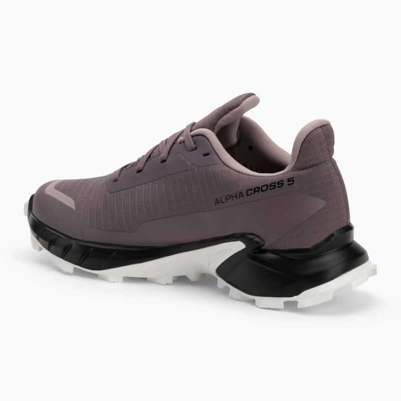 Încălțăminte de alergare pentru femei  Salomon Alphacross 5 GTX moonscape/black/white 3