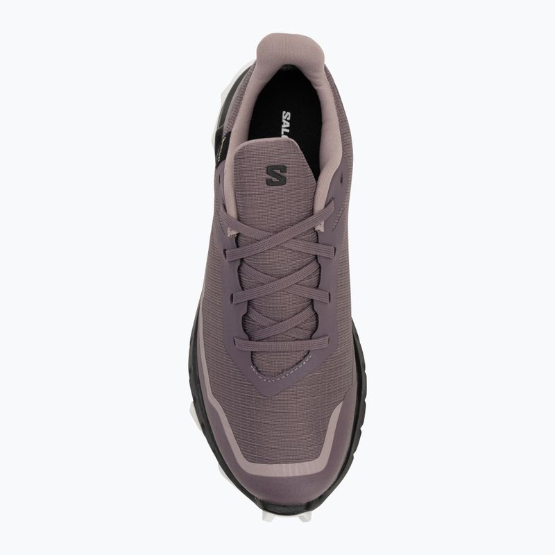 Încălțăminte de alergare pentru femei  Salomon Alphacross 5 GTX moonscape/black/white 5