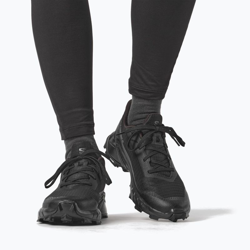 Încălțăminte de alergare pentru femei Salomon Alphacross 5 black/black/ebony 2