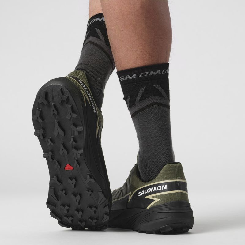 Încălțăminte de alergare pentru bărbați  Salomon Thundercoss GTX olive night/black/alfalfa 9