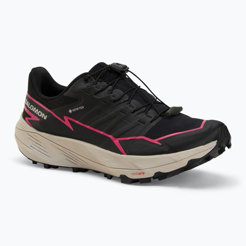 Încălțăminte de alergare pentru femei  Salomon Thundercoss GTX black/black/pink
