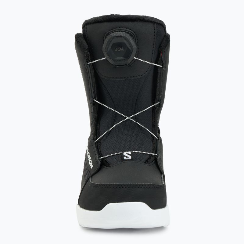 Încălțăminte de snowboard pentru copii Salomon Whipstar Boa Jr black/black/white 3