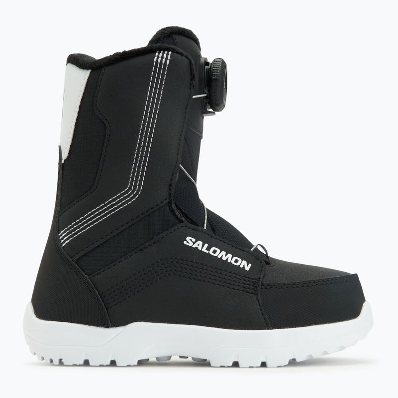 Încălțăminte de snowboard pentru copii Salomon Whipstar Boa Jr black/black/white 5