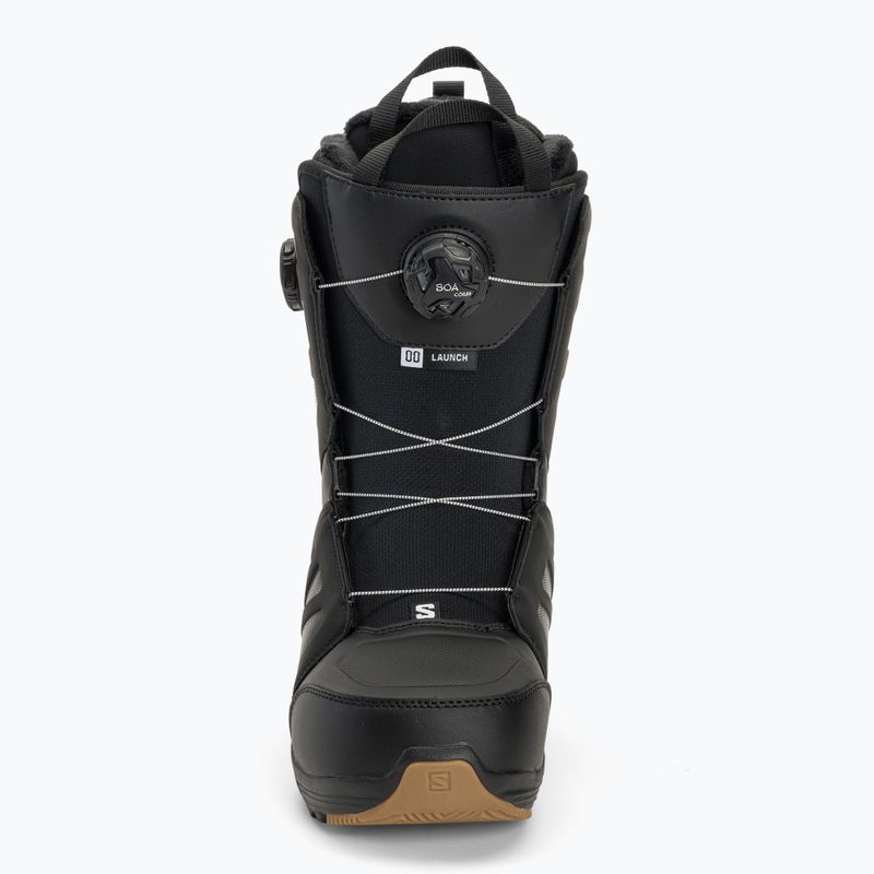Bocanci de snowboard Salomon Launch Boa SJ Boa negru/negru/alb pentru bărbați Salomon Launch Boa SJ Boa negru/negru/alb 3