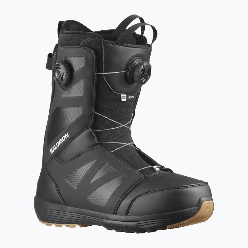 Bocanci de snowboard Salomon Launch Boa SJ Boa negru/negru/alb pentru bărbați Salomon Launch Boa SJ Boa negru/negru/alb 6