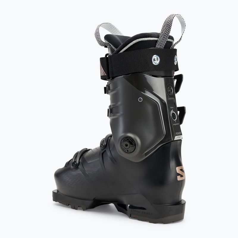 Ghete de schi pentru femei Salomon S/Pro Supra Boa 95 W GW black/beluga/pink gold metallic 2
