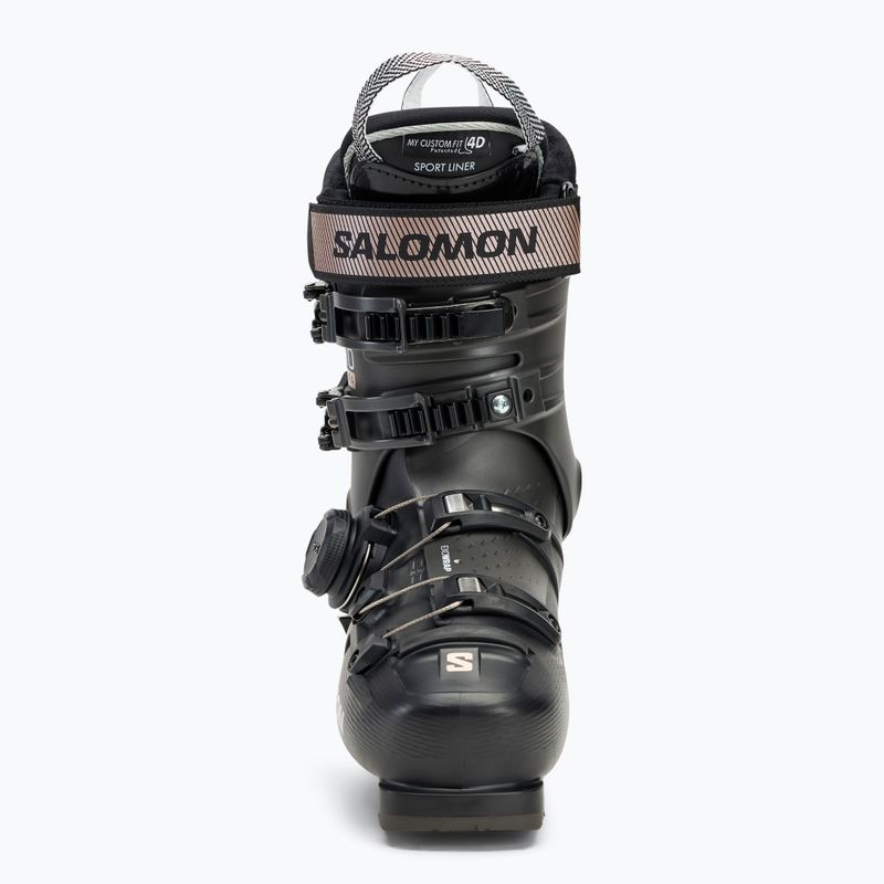 Ghete de schi pentru femei Salomon S/Pro Supra Boa 95 W GW black/beluga/pink gold metallic 3