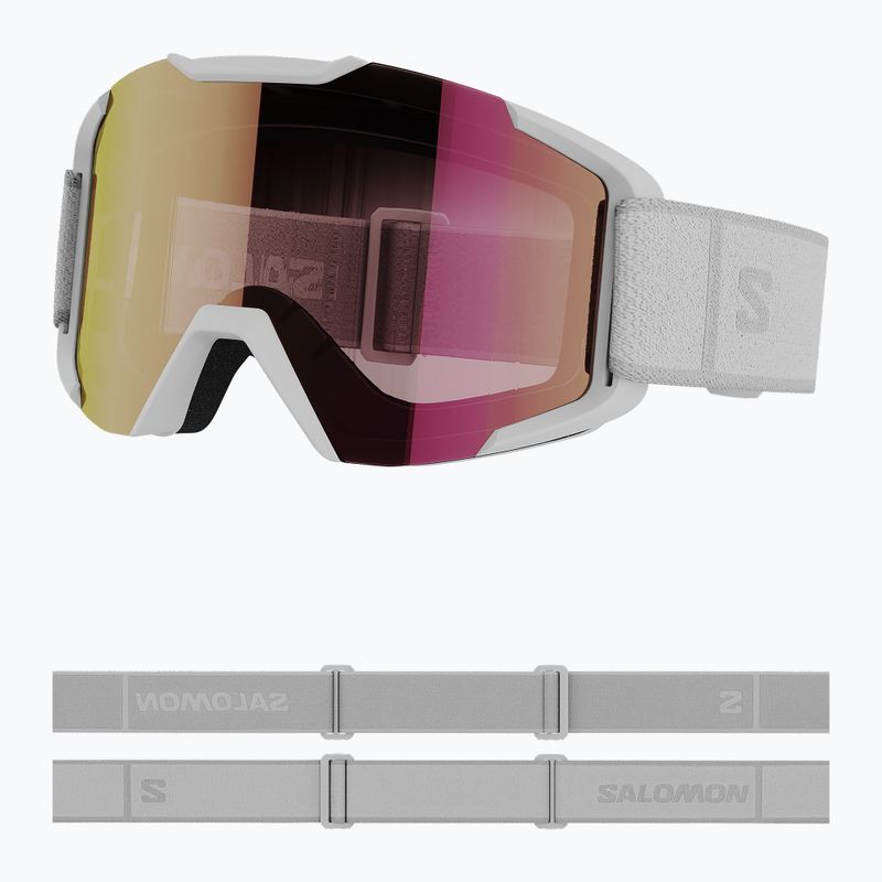 Ochelari de schi Salomon XV white/ruby 2