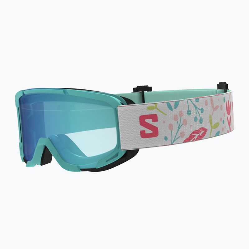 Cască de schi pentru copii  Salomon Player Combo + Gogle XV Jr aruba blue 8