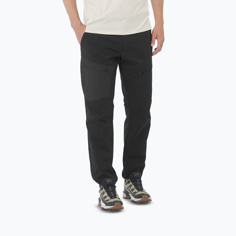 Pantaloni de trekking pentru bărbați Salomon Outerpath Utility  deep black