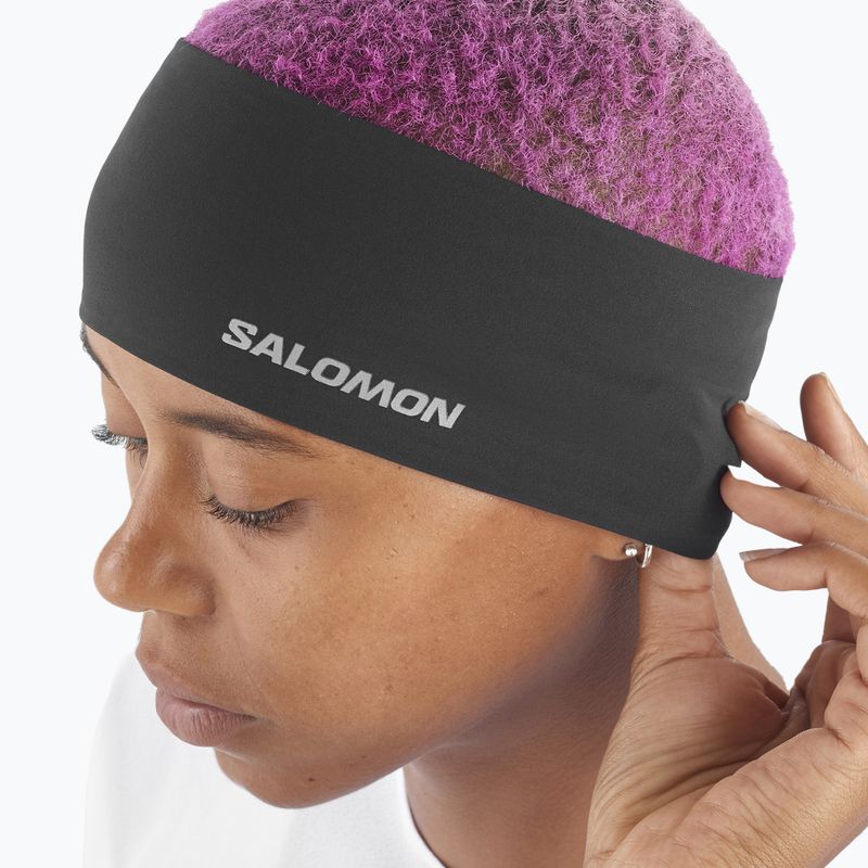 Bandană de cap Salomon Sense Aero deep black 2