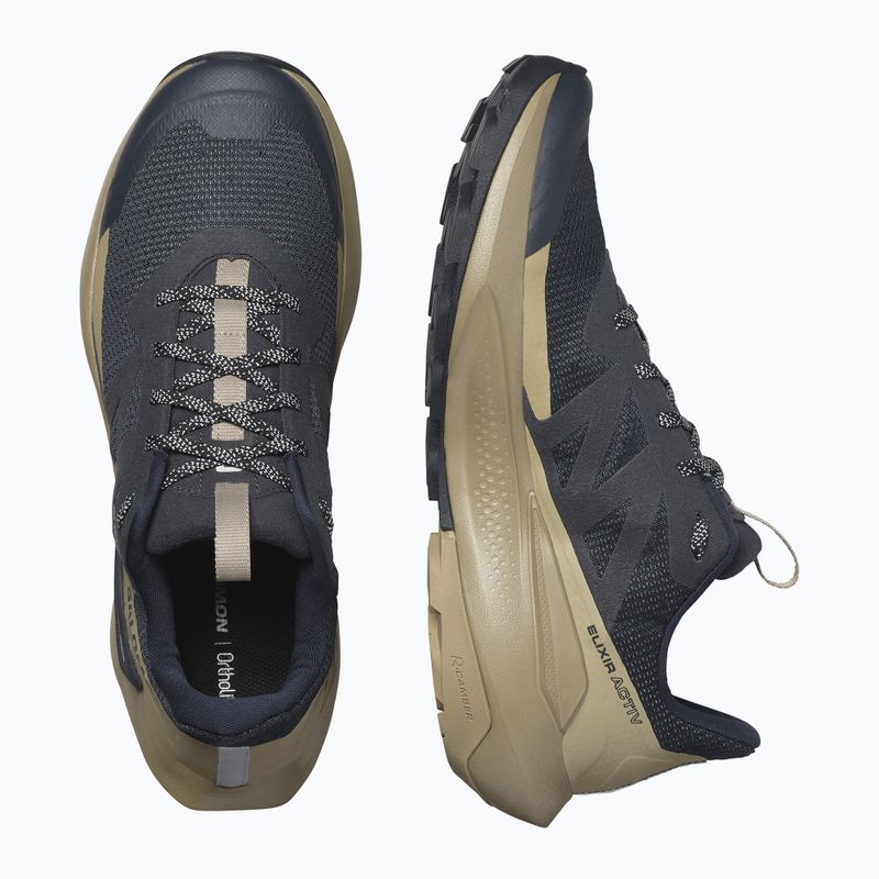 Încălțăminte de drumeție pentru bărbați Salomon Elixir Activ carbon/slate green/glacier 12